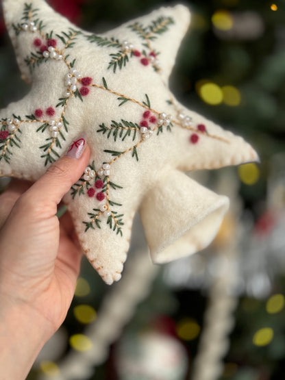 Heirloom Tree Topper Embroidery Pattern