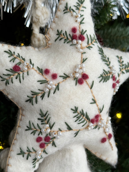Heirloom Tree Topper Embroidery Pattern