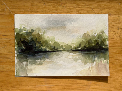 Watercolour Study - Landscape 02