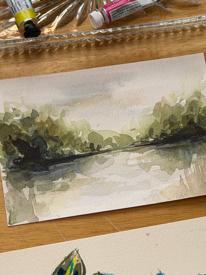 Watercolour Study - Landscape 02