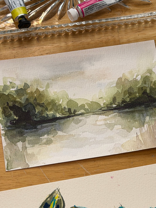 Watercolour Study - Landscape 02