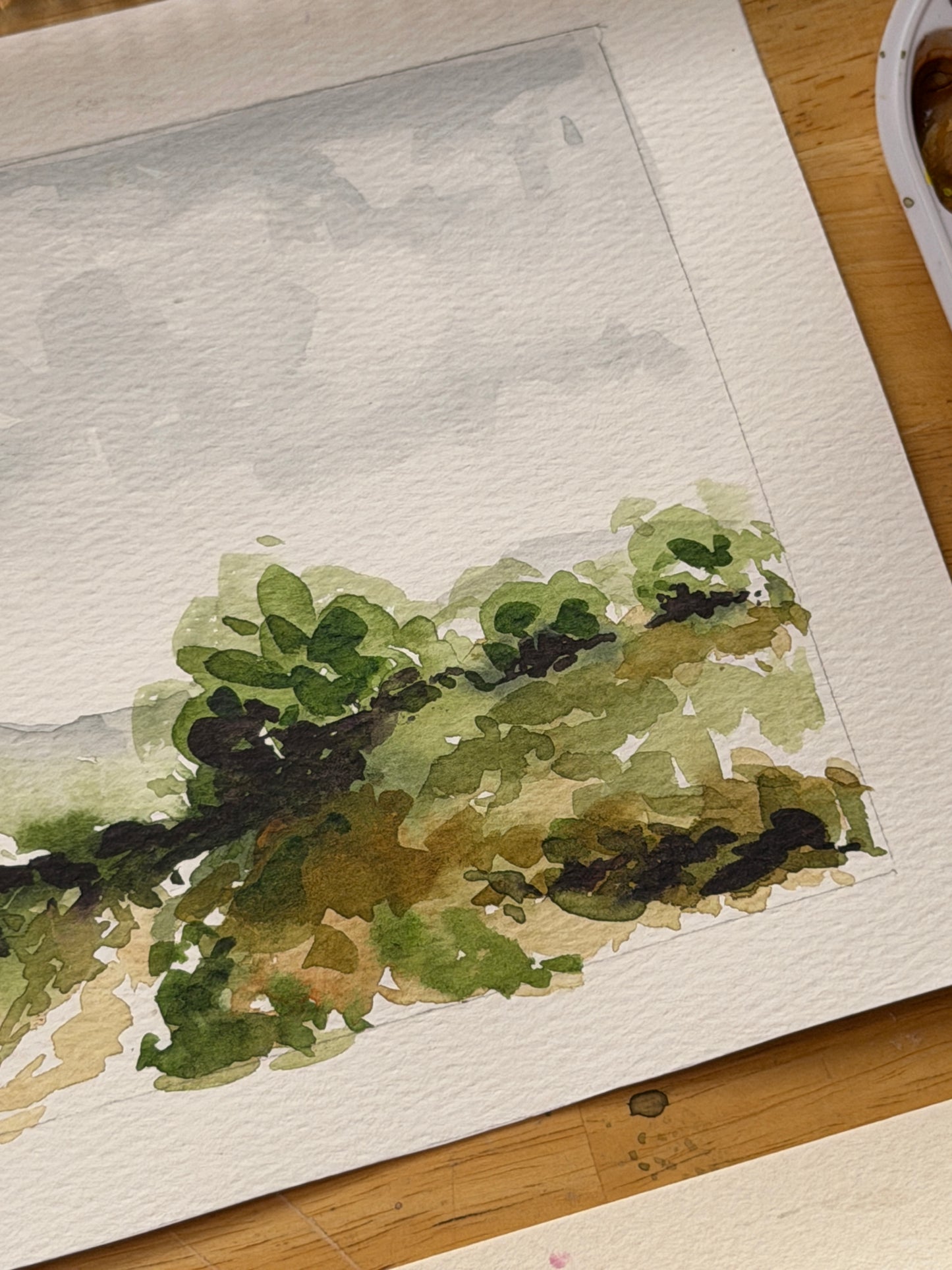 Watercolour Study - Landscape 01