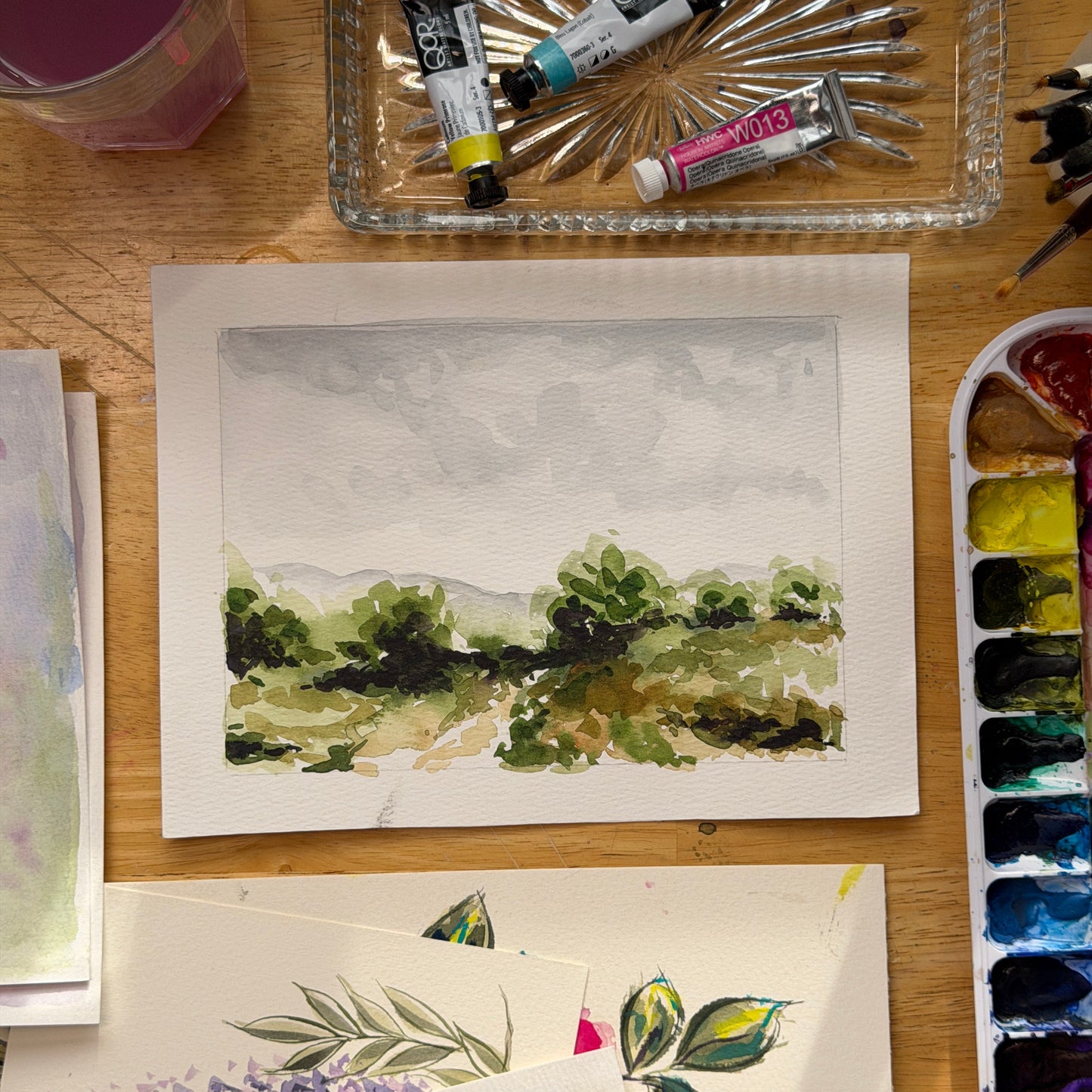 Watercolour Study - Landscape 01